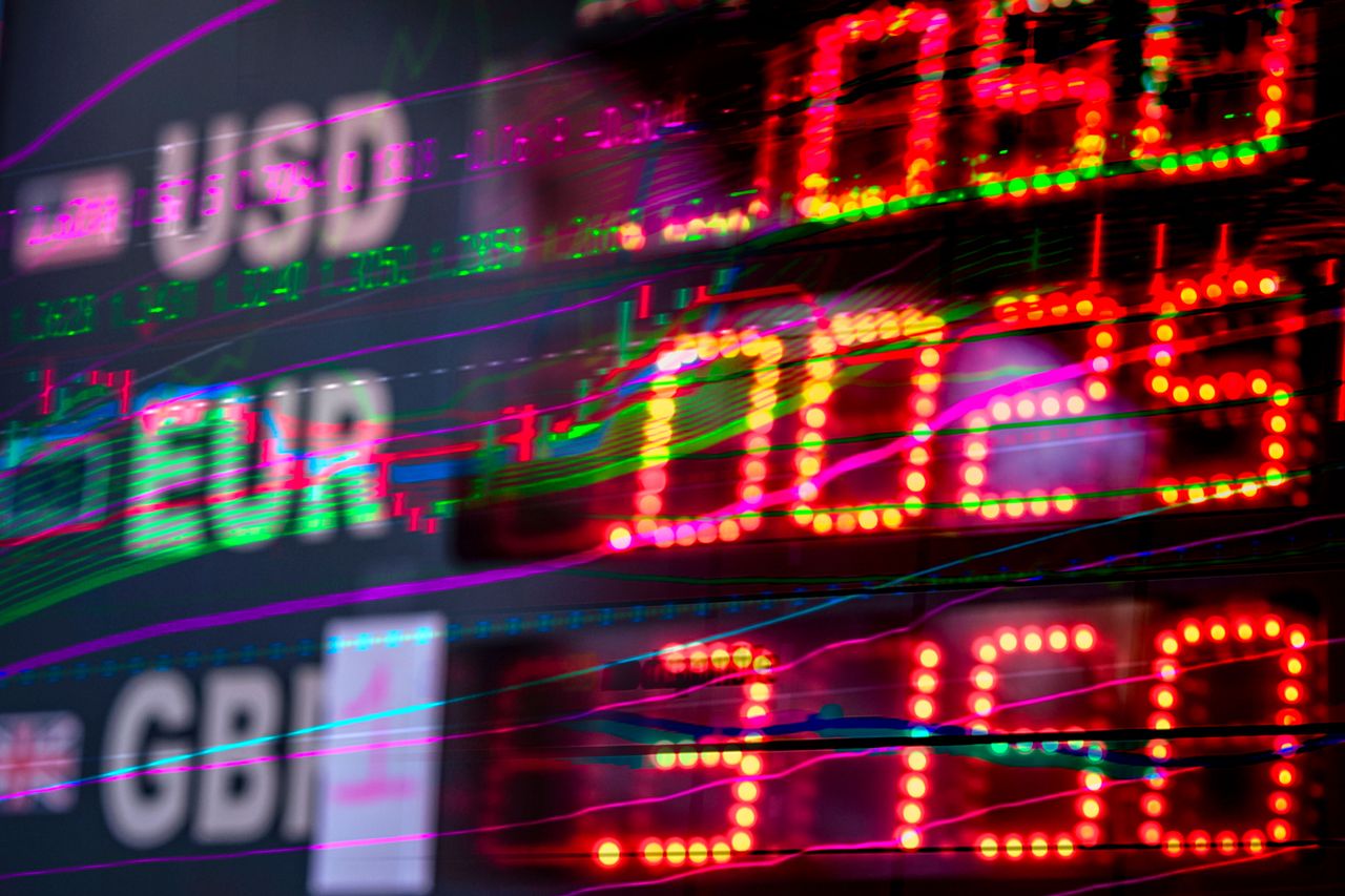 The Art of Drawing Readers In: Your attractive post title goes here Vibrant stock market display showing exchange rates for USD, EUR, and GBP. Perfect for finance themes.